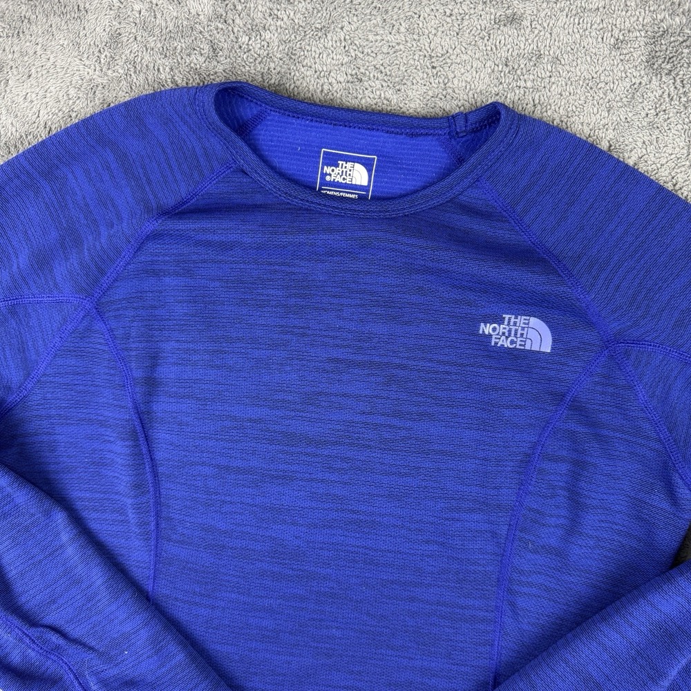 The North Face Summit Altimetro Shirt Womens S Blue FlashDry Long Sleeve Active